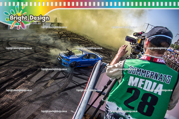 Summernats 32 Thursday 3 Jan 2019  BDMP1515 WIDEOPEN BURNOUT