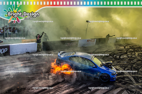 Summernats 32 Thursday 3 Jan 2019  BDMP1514  WIDEOPEN FIRE BURNOUT