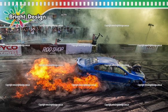 Summernats 32 Thursday 3 Jan 2019  BDMP1512  WIDEOPEN FIRE BURNOUT
