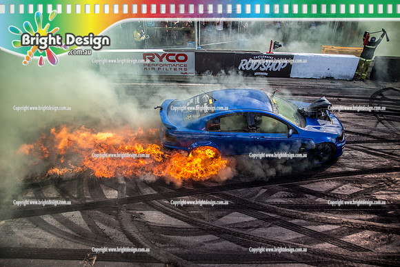 Summernats 32 Thursday 3 Jan 2019  BDMP1509  WIDEOPEN BURNOUT