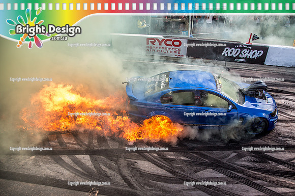 Summernats 32 Thursday 3 Jan 2019  BDMP1508  WIDEOPEN BURNOUT