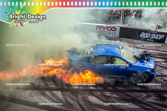 Summernats 32 Thursday 3 Jan 2019  BDMP1507  WIDEOPEN BURNOUT