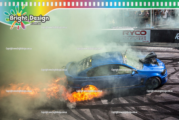 Summernats 32 Thursday 3 Jan 2019  BDMP1505  WIDEOPEN BURNOUT