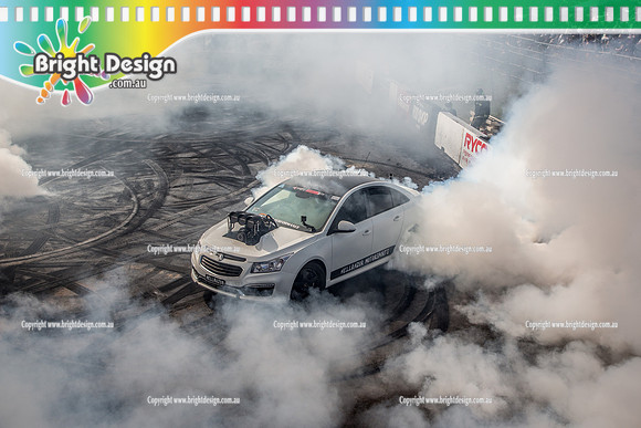 Summernats 32 Thursday 3 Jan 2019  BDMP1467  HELLRAZOR BURNOUT