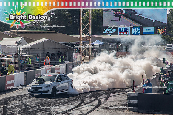 Summernats 32 Thursday 3 Jan 2019  BDMP1442  HELLRAZOR BURNOUT