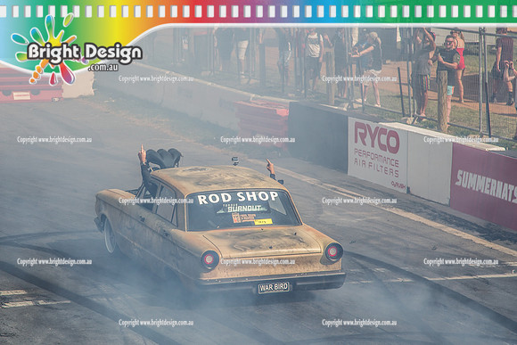 Summernats 32 Thursday 3 Jan 2019  BDMP1394  WARBIRD BURNOUT