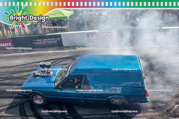 Summernats 32 Thursday 3 Jan 2019  BDMP1363  GAMBLE BURNOUT