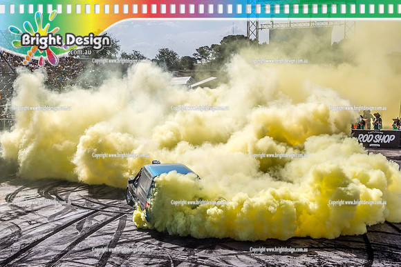 Summernats 32 Thursday 3 Jan 2019  BDMP1358  GAMBLE BURNOUT