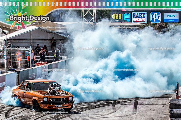 Summernats 32 Thursday 3 Jan 2019  BDMP1313  PEPERIT BURNOUT