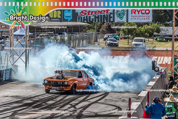 Summernats 32 Thursday 3 Jan 2019  BDMP1308  PEPERIT BURNOUT