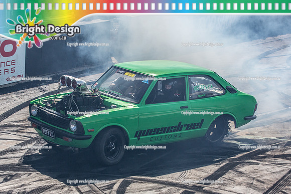 Summernats 32 Thursday 3 Jan 2019  BDMP1302  TUFF20 BURNOUT