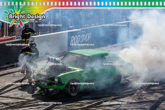 Summernats 32 Thursday 3 Jan 2019  BDMP1294  TUFF20 BURNOUT