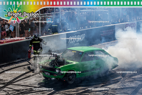 Summernats 32 Thursday 3 Jan 2019  BDMP1293  TUFF20 BURNOUT