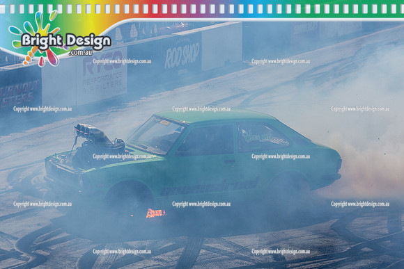 Summernats 32 Thursday 3 Jan 2019  BDMP1281  TUFF20 BURNOUT