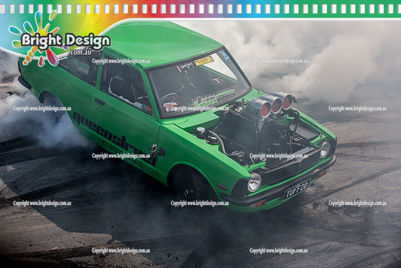 Summernats 32 Thursday 3 Jan 2019  BDMP1270  TUFF20 BURNOUT