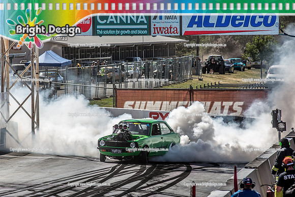 Summernats 32 Thursday 3 Jan 2019  BDMP1255  TUFF20 BURNOUT