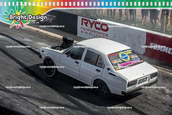 Summernats 32 Thursday 3 Jan 2019  BDMP1224  THELMA BURNOUT
