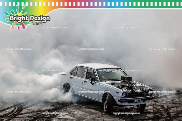 Summernats 32 Thursday 3 Jan 2019  BDMP1215    THELMA BURNOUT