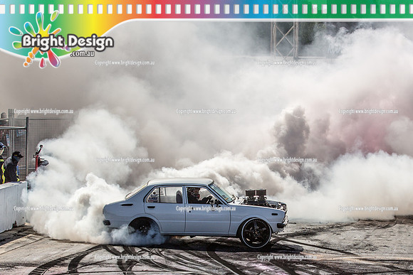 Summernats 32 Thursday 3 Jan 2019  BDMP1211    THELMA BURNOUT