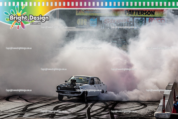 Summernats 32 Thursday 3 Jan 2019  BDMP1206  THELMA BURNOUT