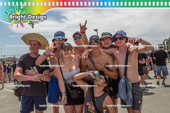 Summernats 32 Thursday 3 Jan 2019  BDMP0528  TUFF STREET CROWD