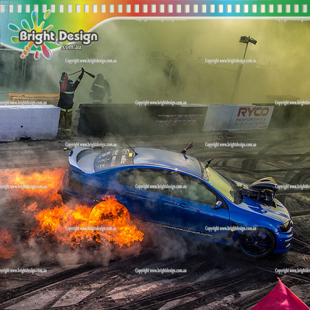 Summernats 32 Thursday 3 Jan 2019  BDMP1513  WIDEOPEN FIRE BURNOUT sqaure