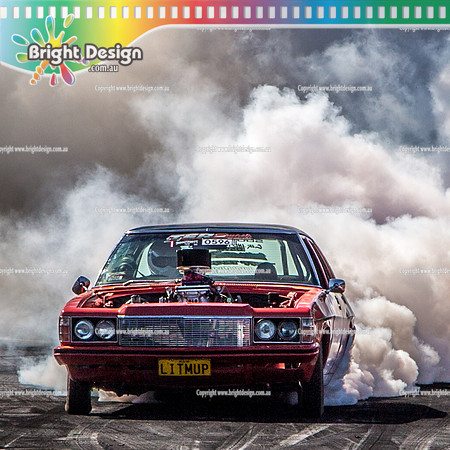 Summernats 32 Sunday 6 Jan 2019  BDMP0959  LITMUP BURNOUT