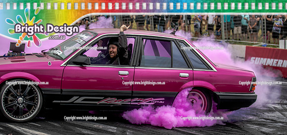 Summernats 34 Thursday 6 Jan 2022  BDMP2628  PINKY BURNOUT