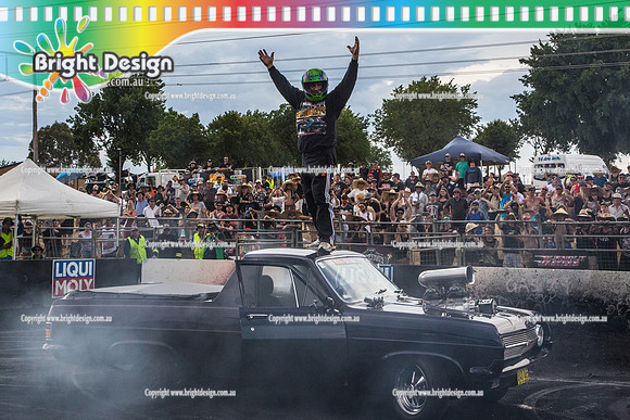 Summernats 28 Sunday 4 Jan 2015  BD  (8347)  BAD065 BURNOUT