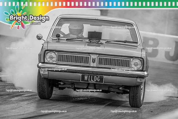 AA Sunday Funday @ Calder Park Drag Racing 18 August 2024 (169127) B&W WILDG