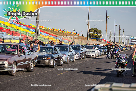 Fast Friday @ Calder Park Drag Racing Friday 1 March 2019 (114800)  Staging lanes