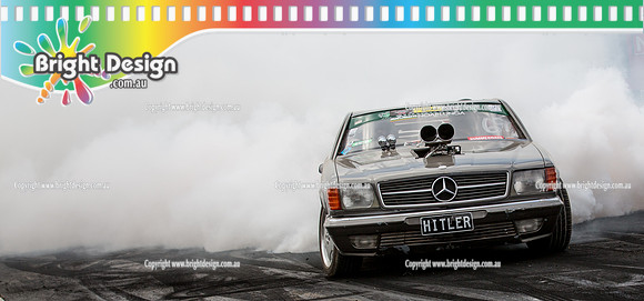 Summernats 29 SATURDAY 8 Jan 16  BDMP5904  HITLER BURNOUT