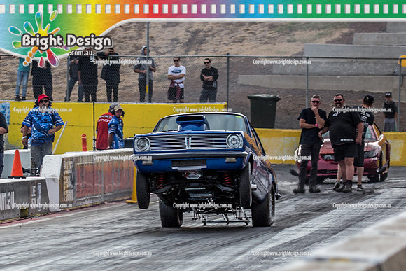 King of the Hill @ Calder Park Drag Racing Saturday 13 April 2019 (117516)  PETER HERITAGE 6844 KEVIN HB  KJP350