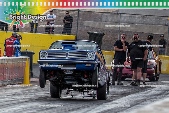 King of the Hill @ Calder Park Drag Racing Saturday 13 April 2019 (117515)-2  PETER HERITAGE 6844 KEVIN HB  KJP350