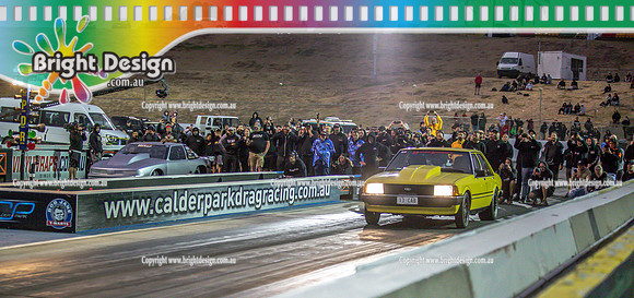 Street Outlaws NPK No Prep Kings vs Australia @ Calder D2 19 March 2023 (149277) 2575 JOHN DOE SCOTT TAYLOR 13CAB SEAN ANTHONY