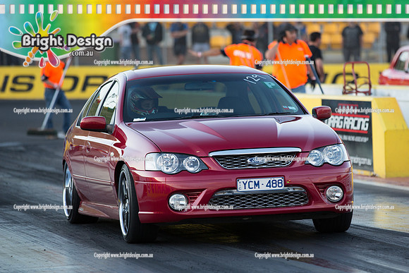 ANDRA Street Outlaws Drag Racing Quals Rnd 6 @ Calder Park 10 October 2014  (25990)  YCM488