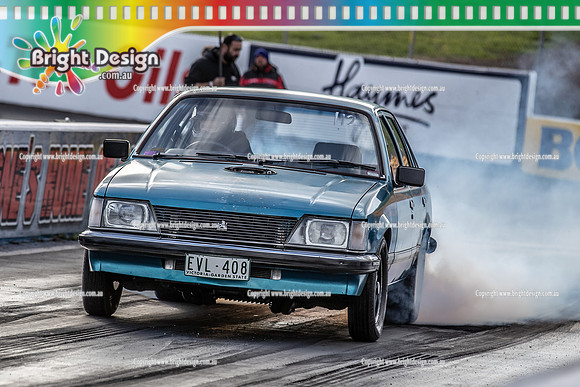 Sunday Funday @ Calder Park Drag Racing 21 May 2023 (152385)  EVL408