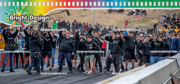 Street Outlaws NPK No Prep Kings vs Australia @ Calder D2 19 March 2023 (148136) CREW SIL364