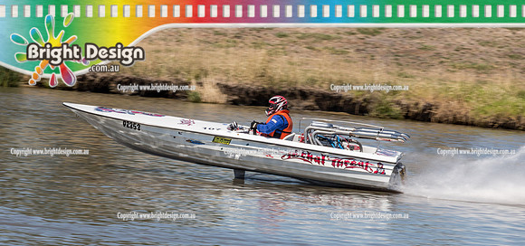 VDBC Victorian Drag Boat Club Wet'n'Wild RND 2 Nationals 26 Feb 2017 @ NWSC (12270) LEATHAL THREAT