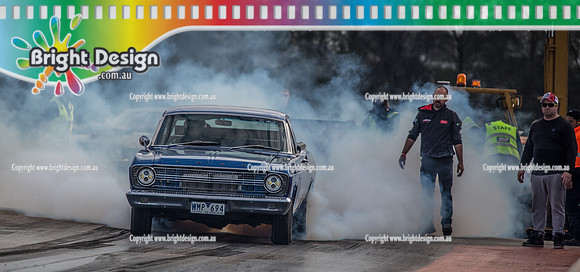 Nostalgia Tri-series RND 2 @ Swan Hill Dragway Sat 18 May 2019   (9059)  5549 WMP694 THOMAS ALABAKIS FORD UTE