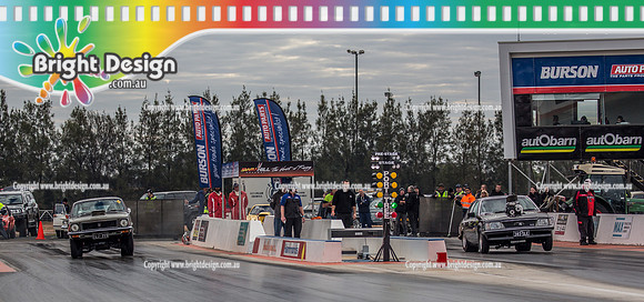 Nostalgia Tri-series RND 2 @ Swan Hill Dragway Sat 18 May 2019   (9202)  1275 ILJ355  PAUL SURKITT  1111 SLE VH COMMODORE 383SLE