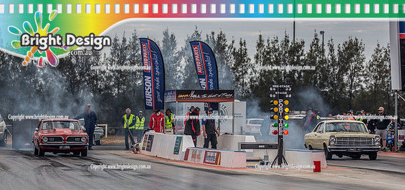 Nostalgia Tri-series RND 2 @ Swan Hill Dragway Sat 18 May 2019   (9261)  6957 69CUDA NIKOLAS KARANOVIC  6189 56071H JAMIE TURNER