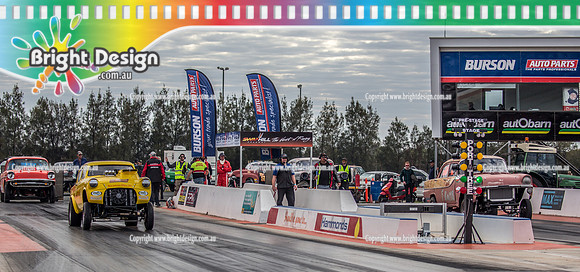 Nostalgia Tri-series RND 2 @ Swan Hill Dragway Sat 18 May 2019   (9374)   5887 ANGAS RON SMITH   7167 FBOMB JAMES EMING