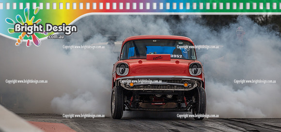 Nostalgia Tri-series RND 2 @ Swan Hill Dragway Sat 18 May 2019   (9385)  3952 PETER RAINES BAD ASS TO