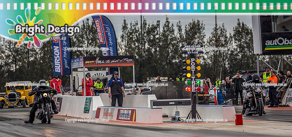 Nostalgia Tri-series RND 2 @ Swan Hill Dragway Sat 18 May 2019   (9544)  TBC BIKE  4935 GAVIN DOHNT Harley