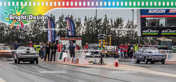 Nostalgia Tri-series RND 2 @ Swan Hill Dragway Sat 18 May 2019   (9597)  128 BOB SHERRY   7603 ADIKTD DANKO KNEZEVIC