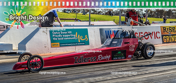 Nostalgia Tri-series RND 2 @ Swan Hill Dragway Sat 18 May 2019   (10085)   7125 LEROY EGAN IDLERSS RACING