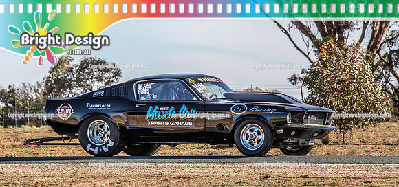 Nostalgia Tri-series RND 2 @ Swan Hill Dragway Sat 18 May 2019   (10647)   6845 RODNEY PLOWMAN MUSCLE CAR PARTS GARAGE