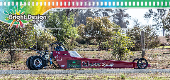 Nostalgia Tri-series RND 2 @ Swan Hill Dragway Sat 18 May 2019   (10766)  7125 LEROY EGAN  IDLERSS RACING