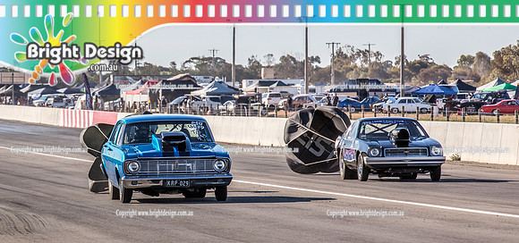 Nostalgia Tri-series RND 2 @ Swan Hill Dragway Sat 18 May 2019   (10845)  1039 KRP029 DARYL DANDO  128 LIL GANGSTER BOB SHERRY